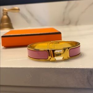 Clic H Gold Plated Bracelet